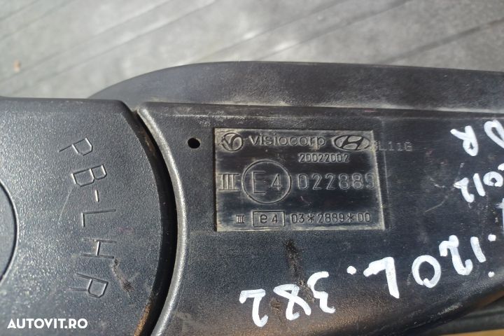 Oglinda dreapta manuala E4022889 E4022889 Hyundai i20 PB [2008 - 2012 - 5