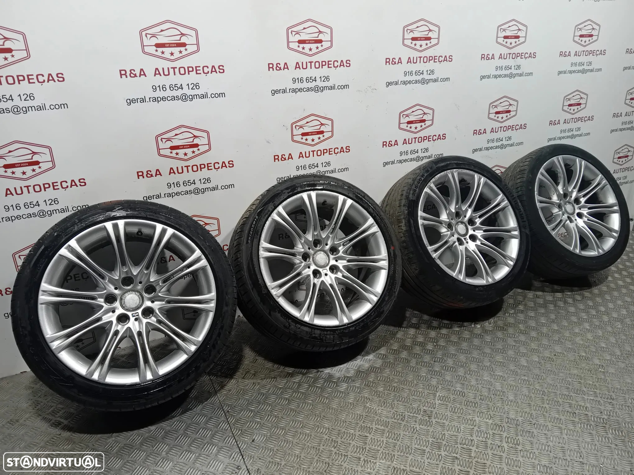 Jantes Originais BMW Serie 5 E60 E61 PACK M STYLE 135M 18 8J ET20 5X120 - 5