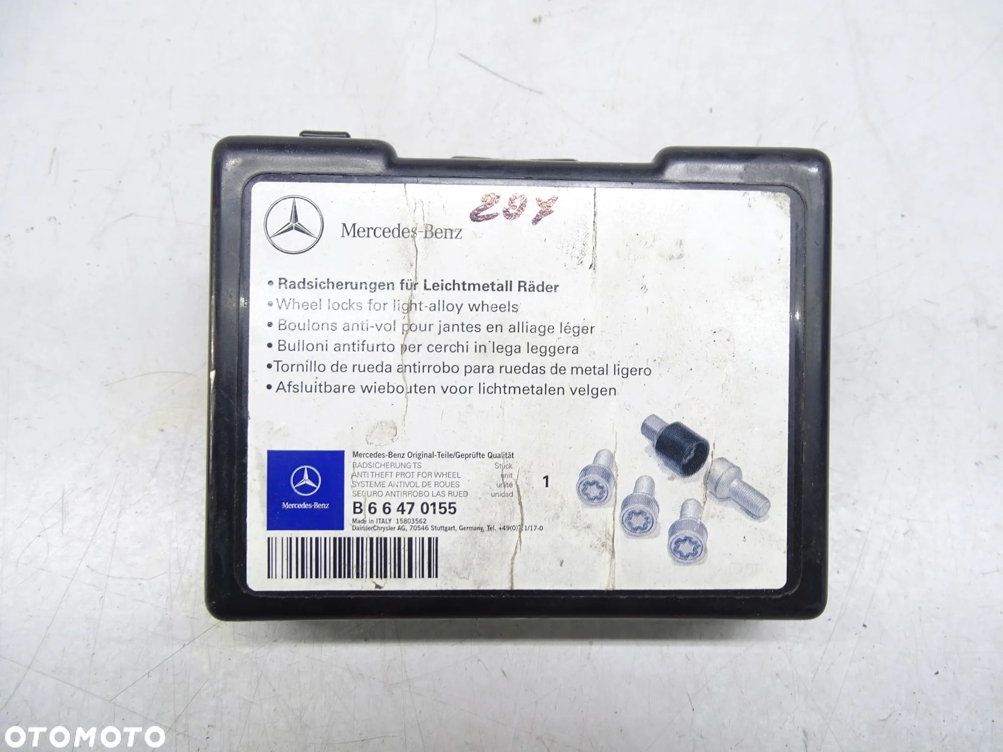 Mercedes W204 W207 W212 Sruby zabezpieczajace B66470155 - 1