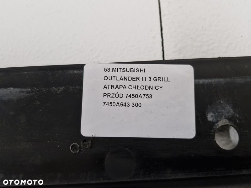 mitsubishi outlander iii 3 grill atrapa chłodnicy przód 7450a753 7450a643 - 14