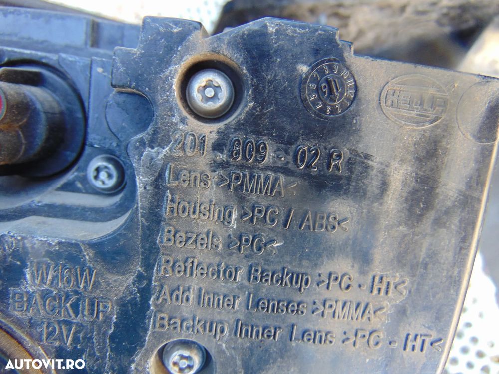 Stop Range Rover Evoque l538 stopuri stanga dreapta lampa spate tripla evoque 2012-2018 - 7