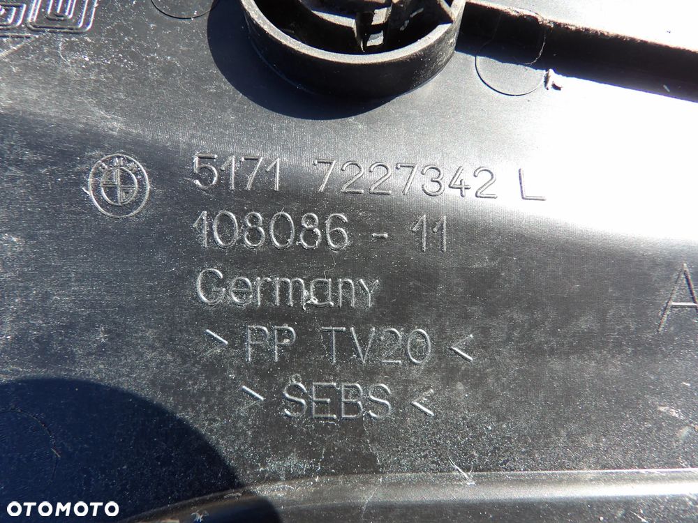 BMW - F12 - PODSZYBIE  - DEMONTAŻ - EUROPA - 7227342 - 2