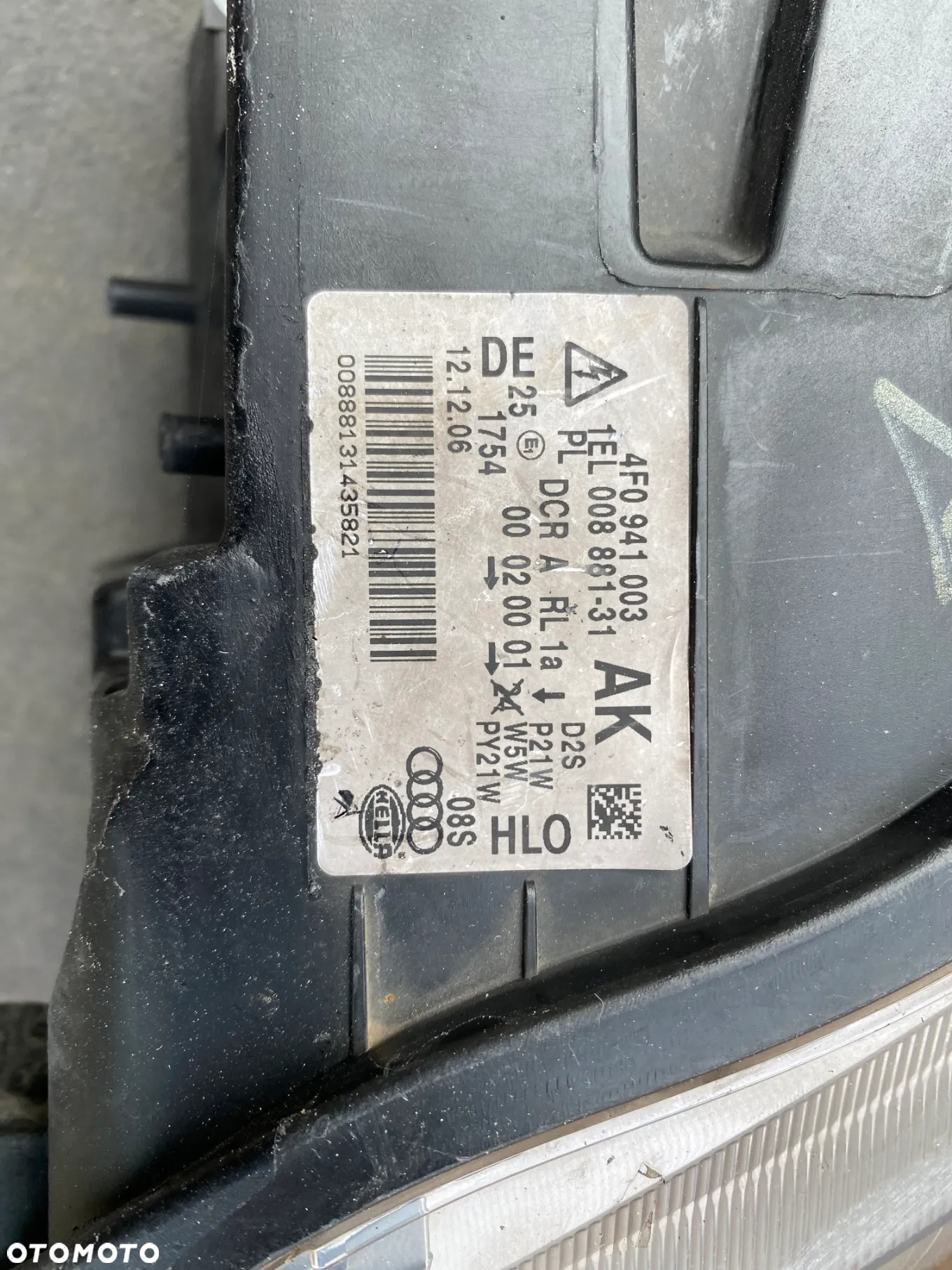 lampa audi a6 C6 bi xenon nieskrętny eu lewa - 3