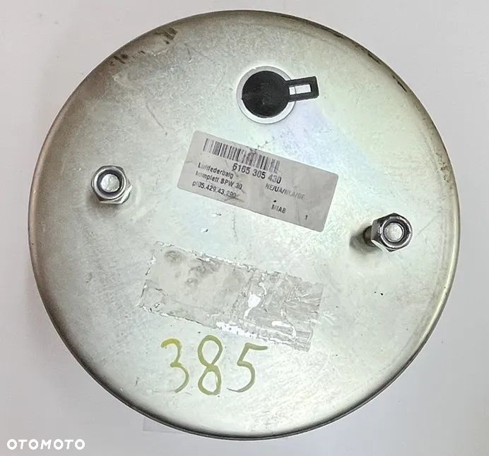 Poduszka miech zawieszenia naczepa Schmitz 015781   BPW 0542943290 - 2