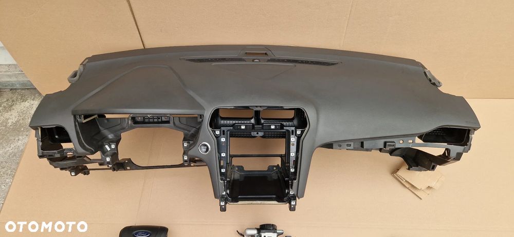FORD MONDEO MK5 LIFT KONSOLA DESKA AIR BAG PASY KOMPLET - 6