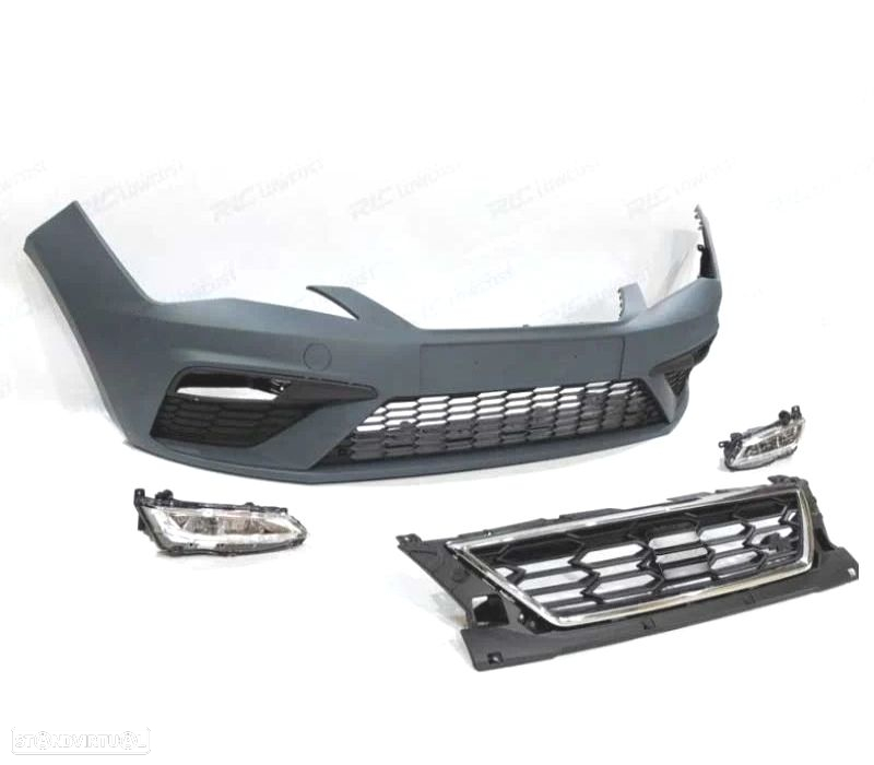 PARA-CHOQUES FRONTAL SEAT LEON 13-19 LOOK FR + FAROIS DE NEVOEIRO - 3
