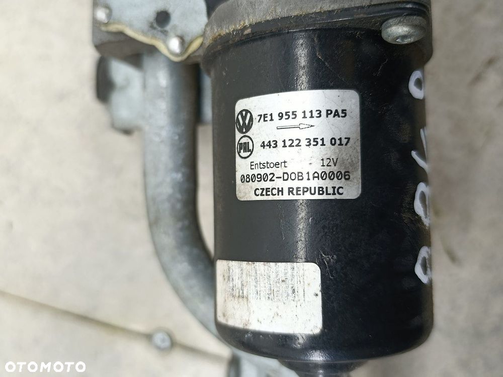 MECHANIZM WYCIERACZEK TRANSPORTER T5 7H1955023B 7E1955113PA5 443122351017 - 4