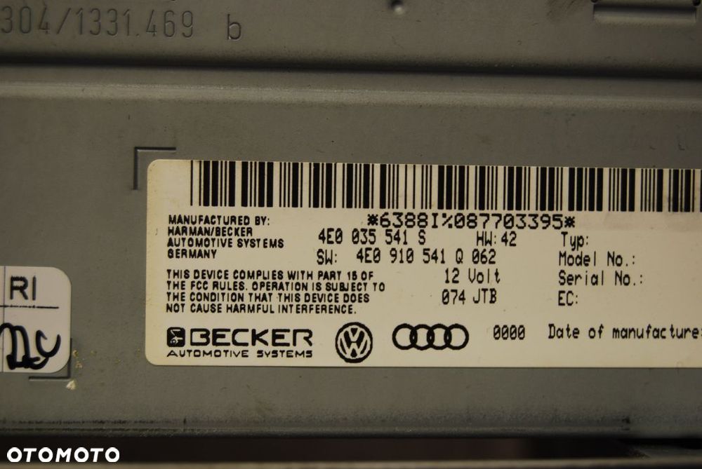 MODUŁ TUNER RADIA 4E0035541S AUDI Q7 A6 A8 - 5