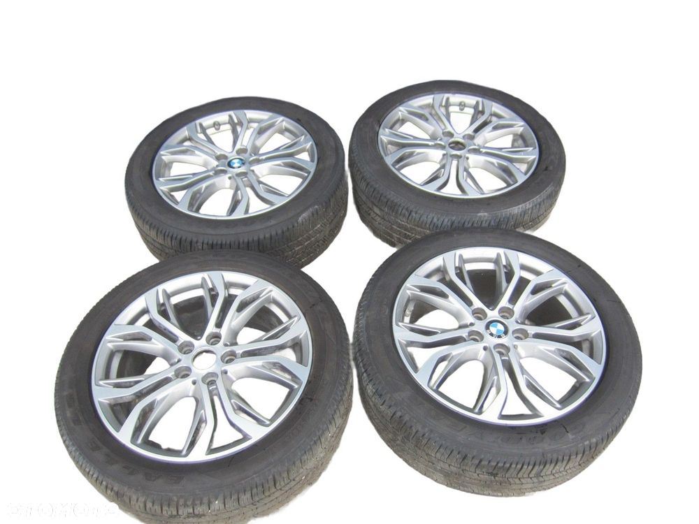 BMW X1 F48 X2 FELGI ALUMINIOWE 18" 7.5J KOMPLET ŁADNE OPONY WIELOSEZONOWE - 1