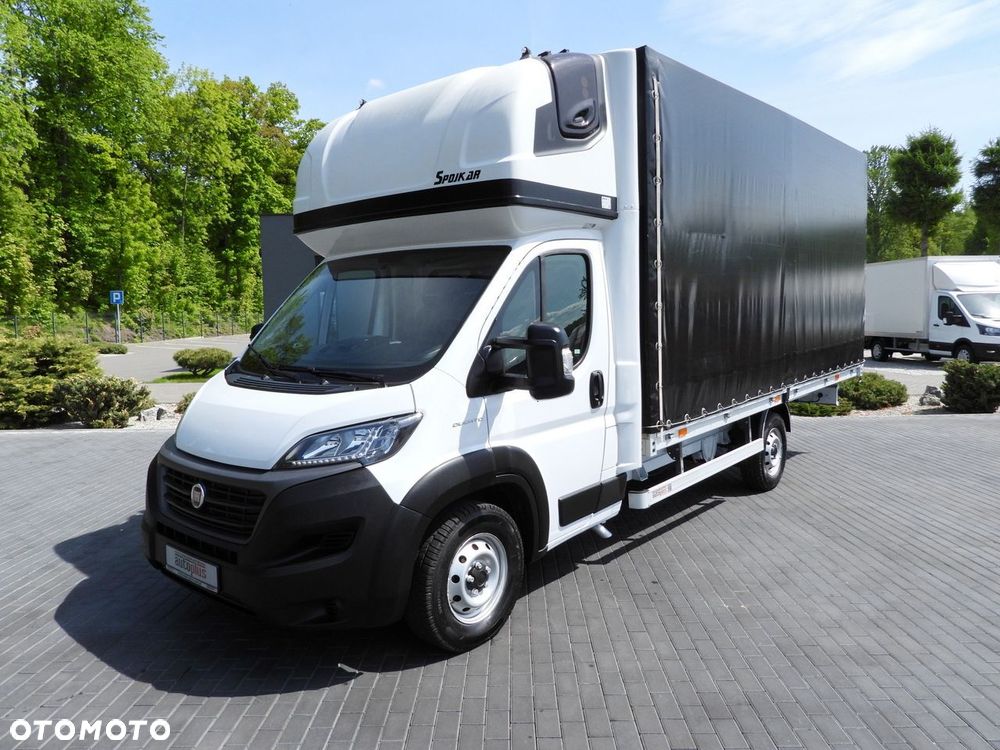Fiat DUCATO PLANDEKA 10 PALET WEBASTO TEMPOMAT KLIMATYZACJA LEDY PNEUMATYKA  160KM - 18