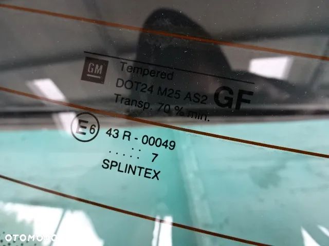 KLAPA TYŁ TYLNA SZYBA BAGAŻNIKA OPEL VECTRA B HB NR348 - 3