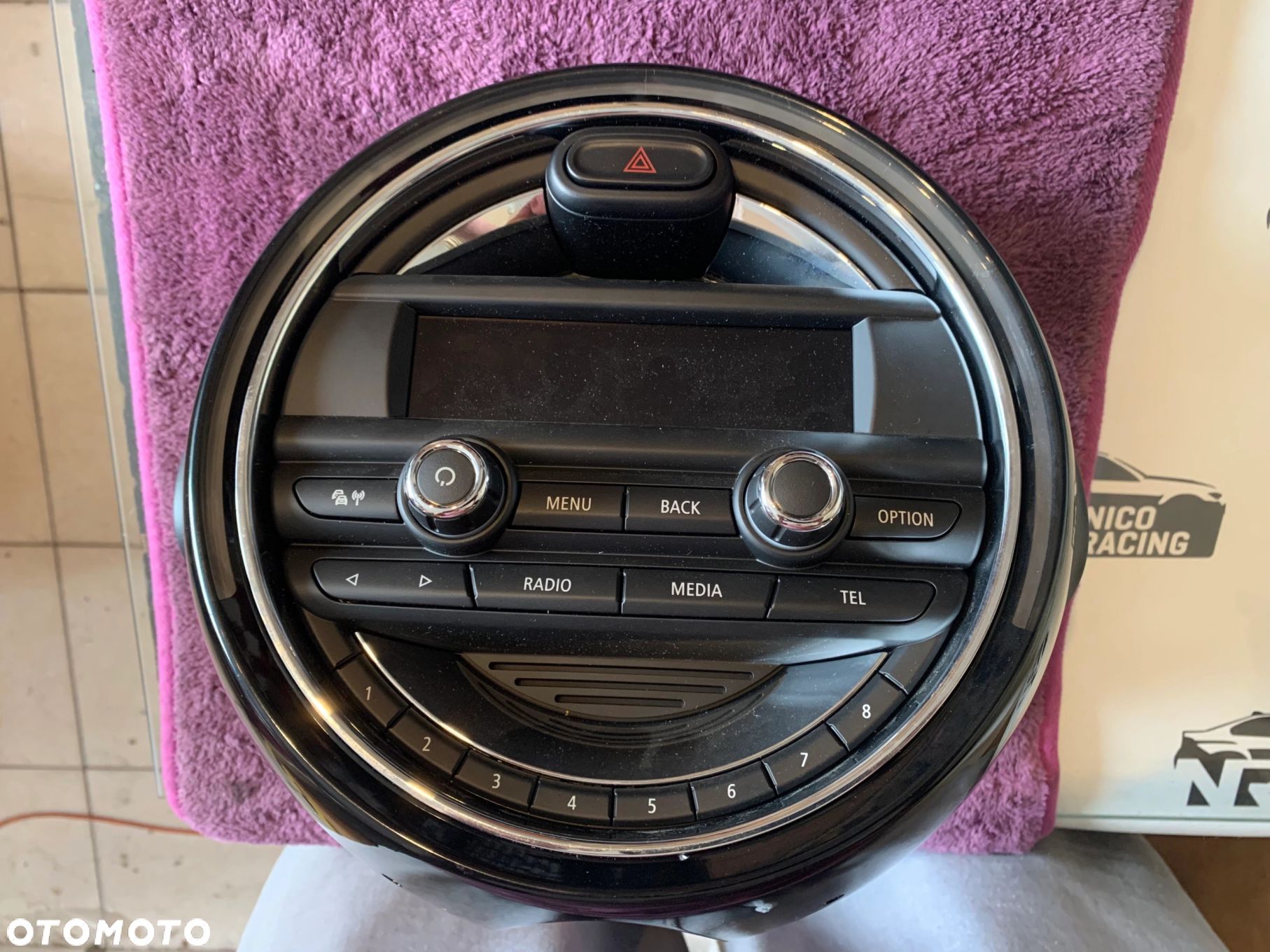 RADIO ALPINE Z RAMKĄ MEBE310C 9349734 MINI F55 F56 F57 - 1