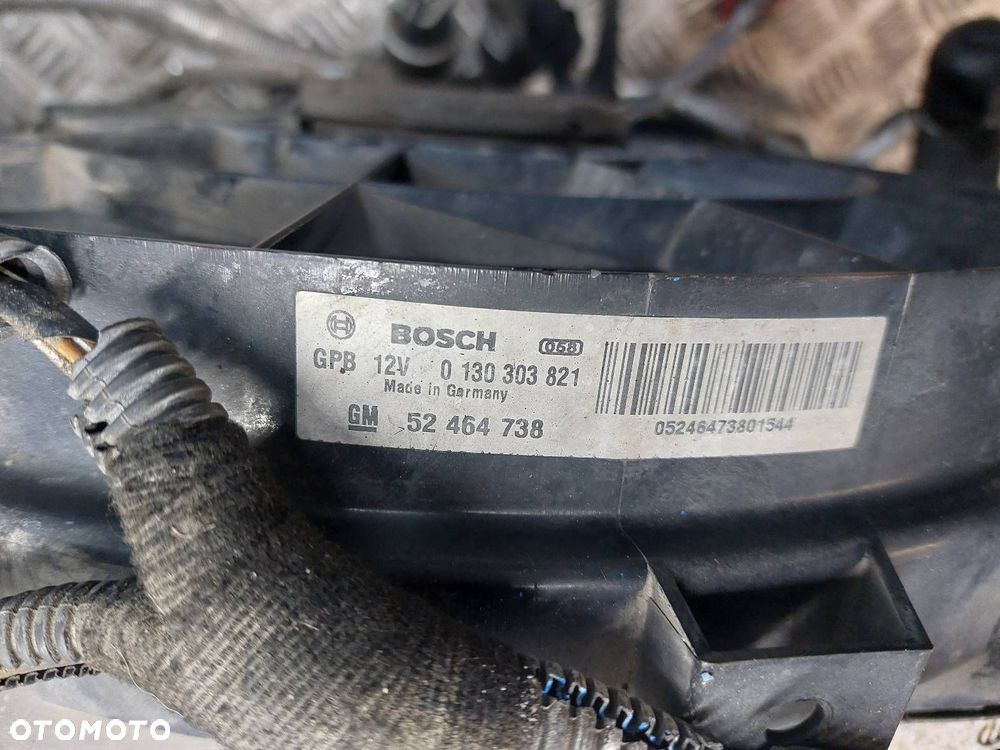 CHŁODNICE KOMPLET + WENTYLATORY OPEL VECTRA B 1.6 16V 52464738 - 3