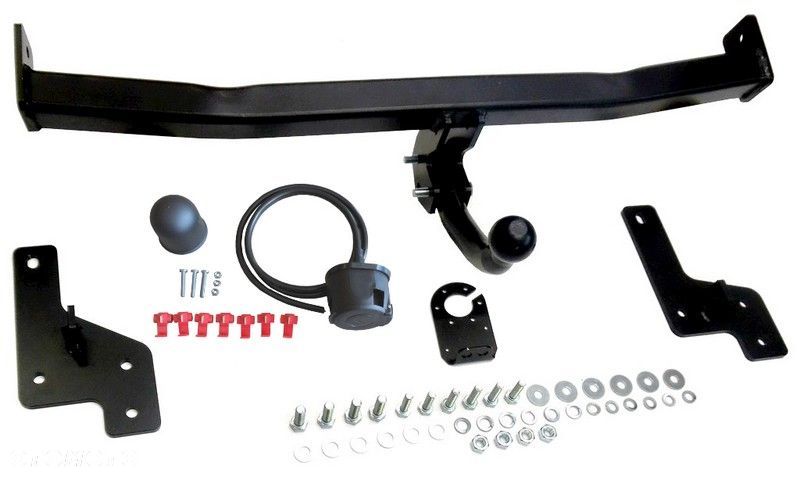 Nowy Kompletny Hak Holowniczy + Kula + Wiązka Uniwersalna + Gniazdo elektr. do Mitsubishi Carisma  4/5-Drzwiowy Sedan + Hatchback HTB od  1995 do 2005 - 1