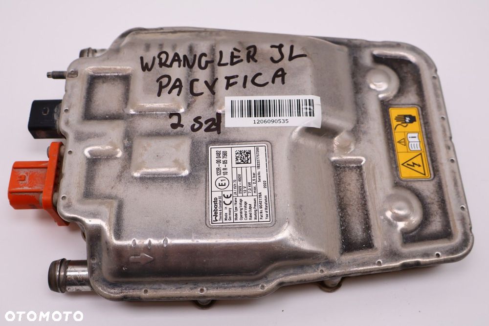 JEEP WRANGLER JL CHRYSLER PACIFICA PODGRZEWACZ BATERII WEBASTO 68445445AB, 122R-000482, 9042178A - 10