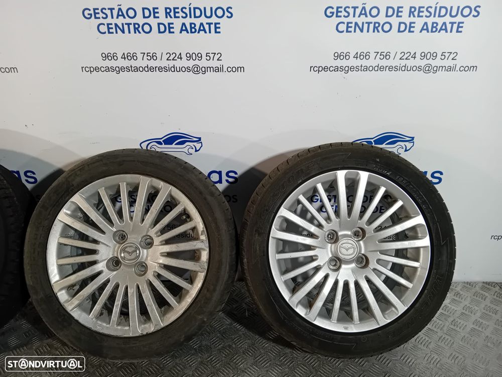 .Conjunto Jantes 15 Mazda MX-5 195x50xR15 Original - 6