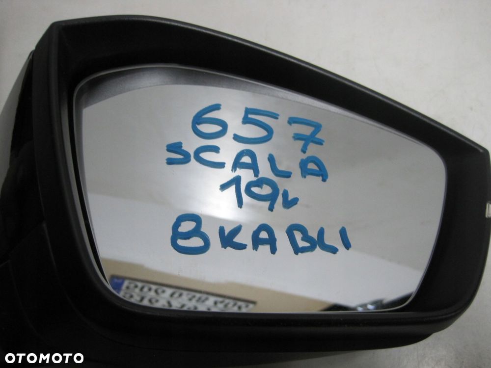 Lusterko Skoda SCALA 657 19R PRAWE - 6