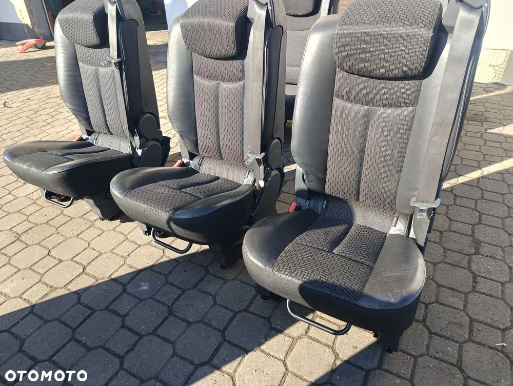 Fotel przedni prawy lewy fotel tylni II rząd III rząd Renault ESPACE IV LIFT pół skóra - 11