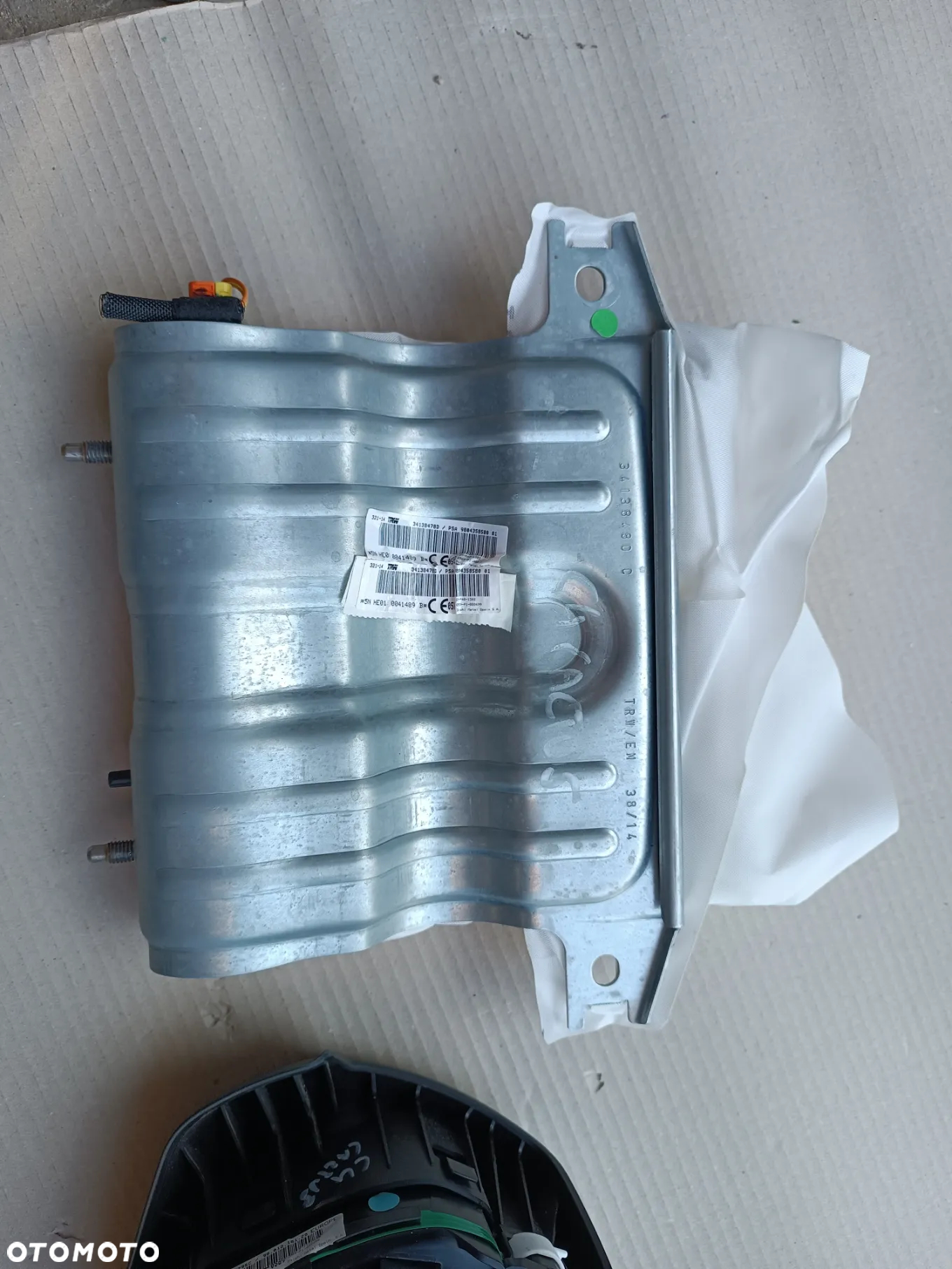 PODUSZKI AIRBAG KIEROWCY PASAŻERA ORYGINAŁ CITROEN C4 CACTUS - 6