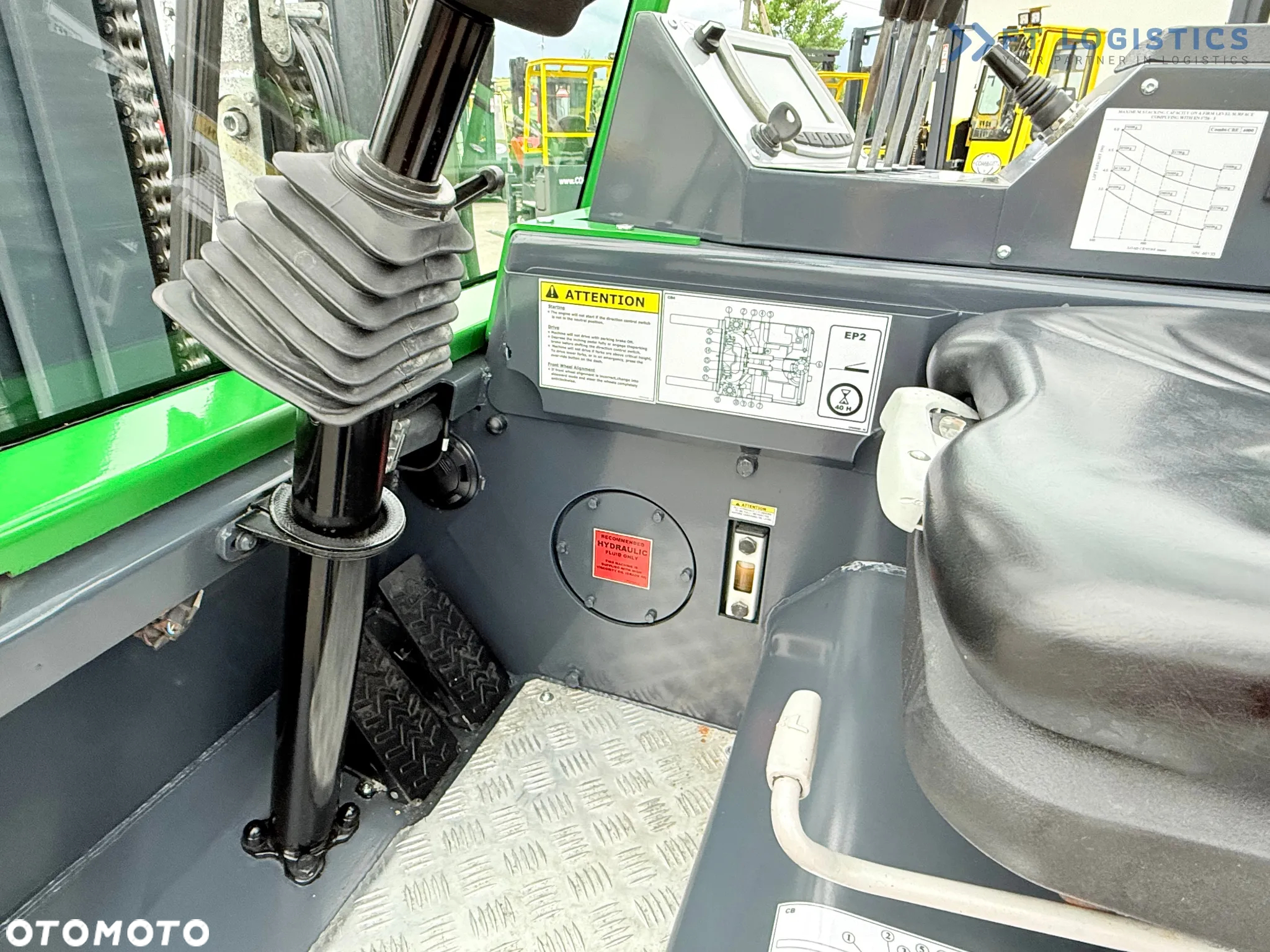 Combilift CBE4000 / TRIPLEX 5200MM / ELEKTRYCZNY / WOLNY SKOK / POZYCJONER / PRZESUW WIDEŁ / JAK NOWY - 13