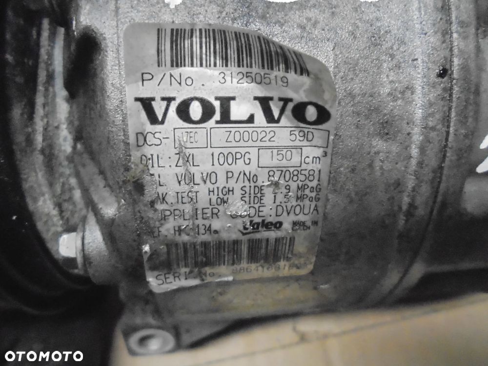 VOLVO S80 II V70 III 2.4D KOMPRESOR KLIMATYZACJI - 2