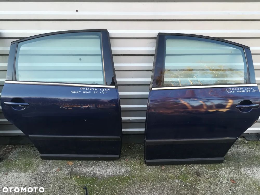 DRZWI PRZEDNIE VW PASSAT, TYLNE, KLAPA BAGAŻNIKA, ZDERZAK TYLNY, BELKA ZDERZAKA, BELKA ZAWIESZENIA TYŁ PASSAT B5 SEDAN LIFT - 3