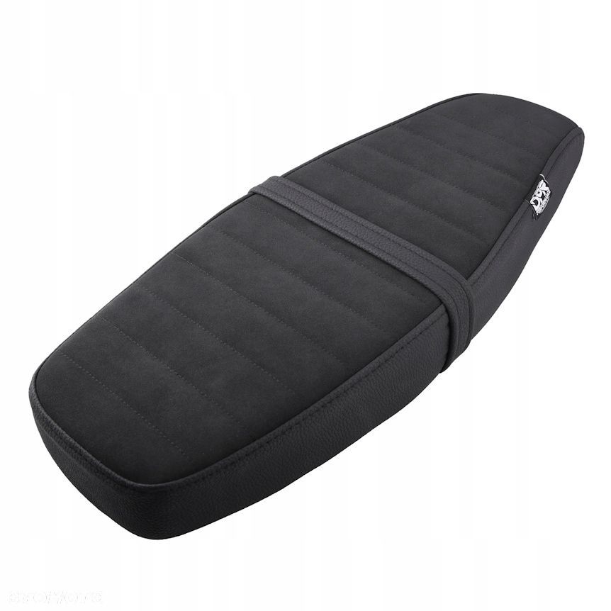 siedzenie simson s50 s51 s70 tuning pikowane czarne + czarne szwy - 1