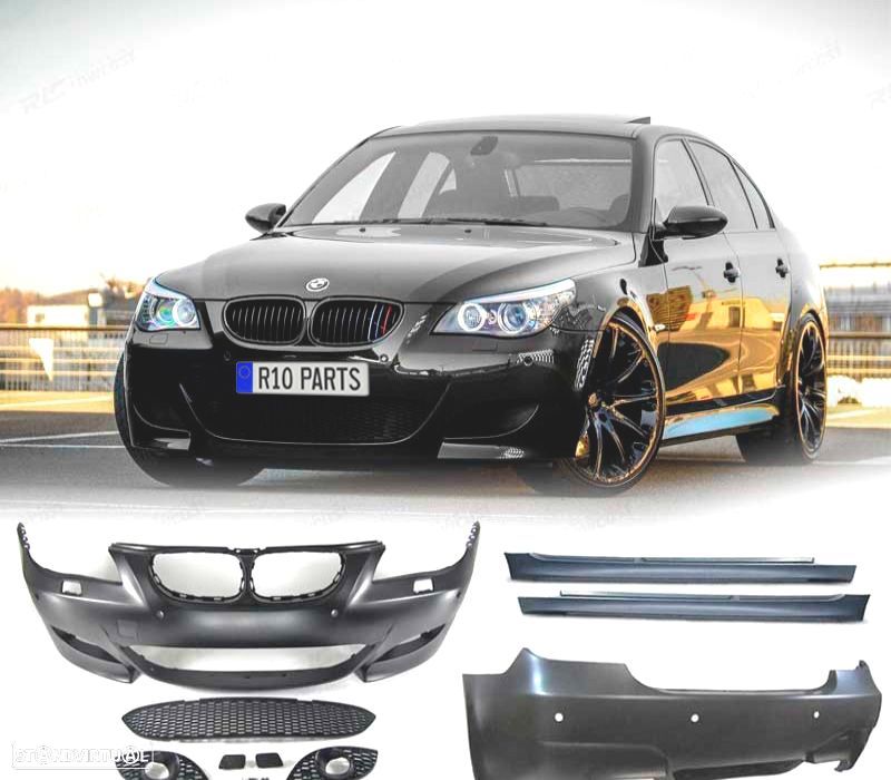 KIT CARROÇARIA BMW E60 03-07 LOOK M5 PDC SRA - 1