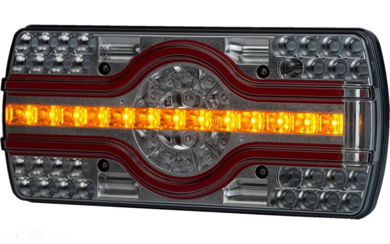 lampa zespolona ze światłem oświetlenia tablicy rejestracyjnej (led) 12/24v - 2