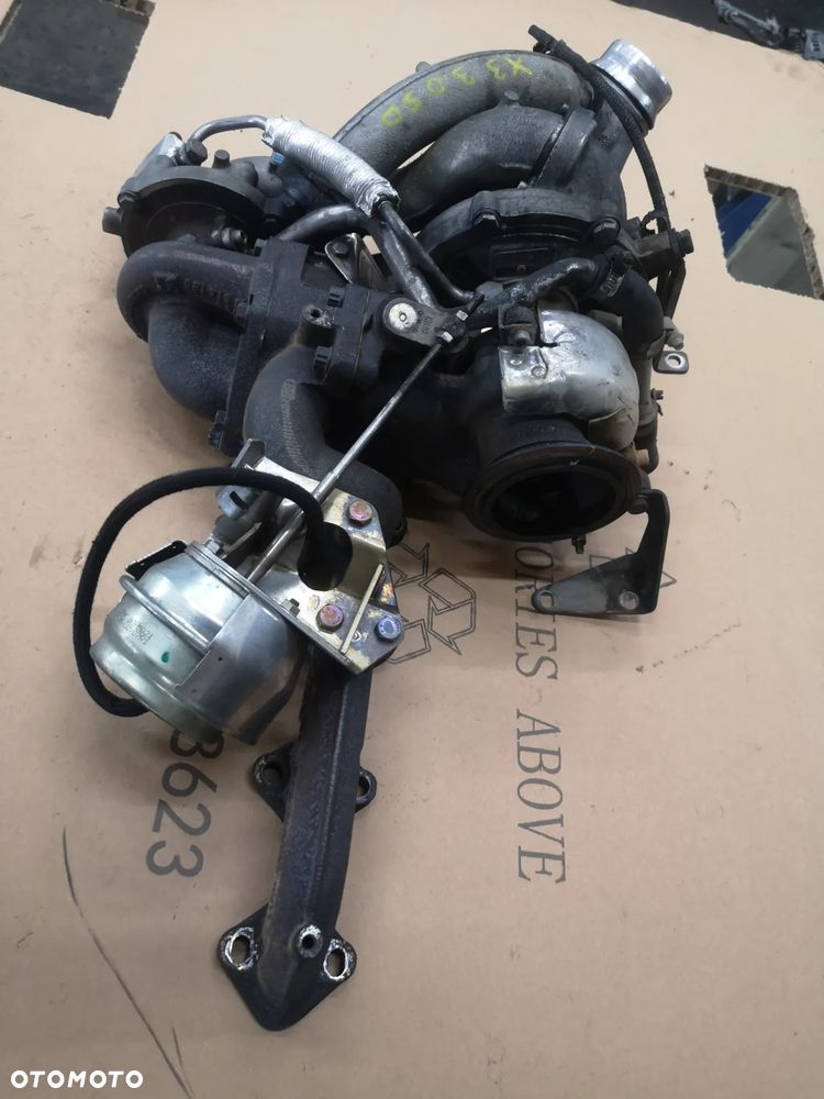 TURBOSPRĘŻARKI BMW E83 E60 E90 X3 3.5d 3.0sd M57 286KM 7796355 Bi TURBO - 7