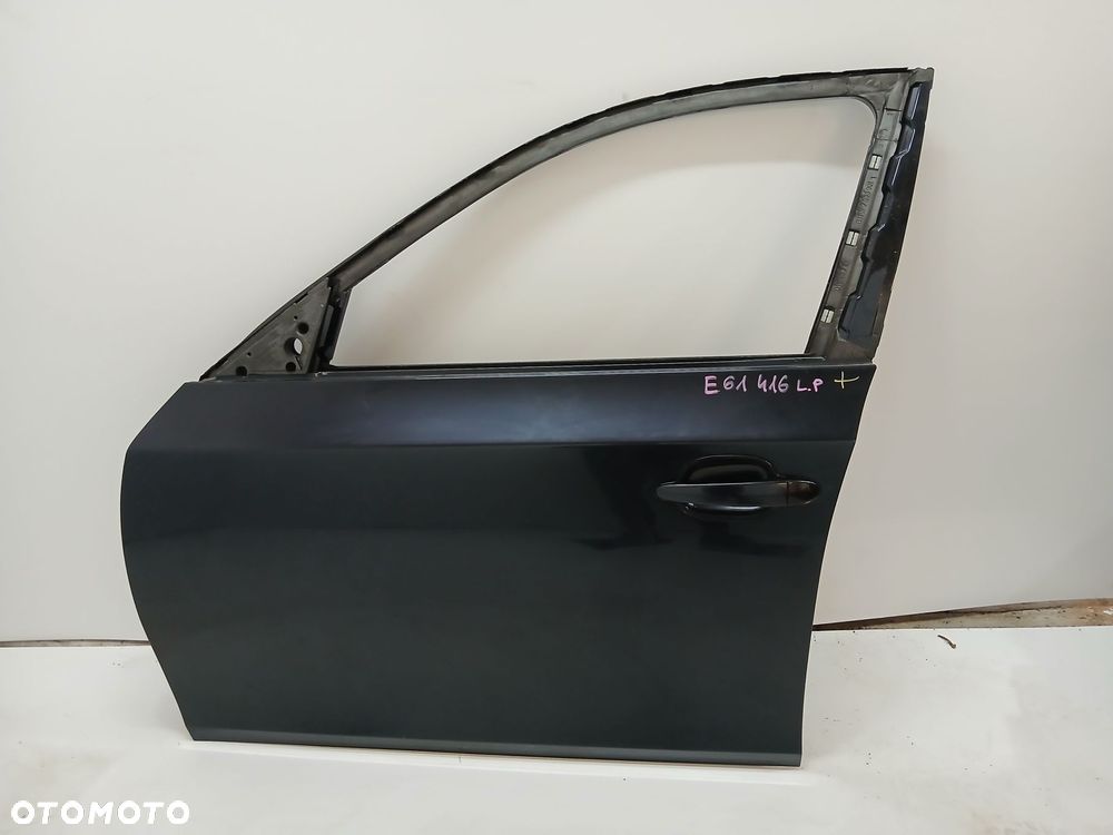 DRZWI LEWE PRZEDNIE BMW E60 E61 CARBONSCHWARZ - 1