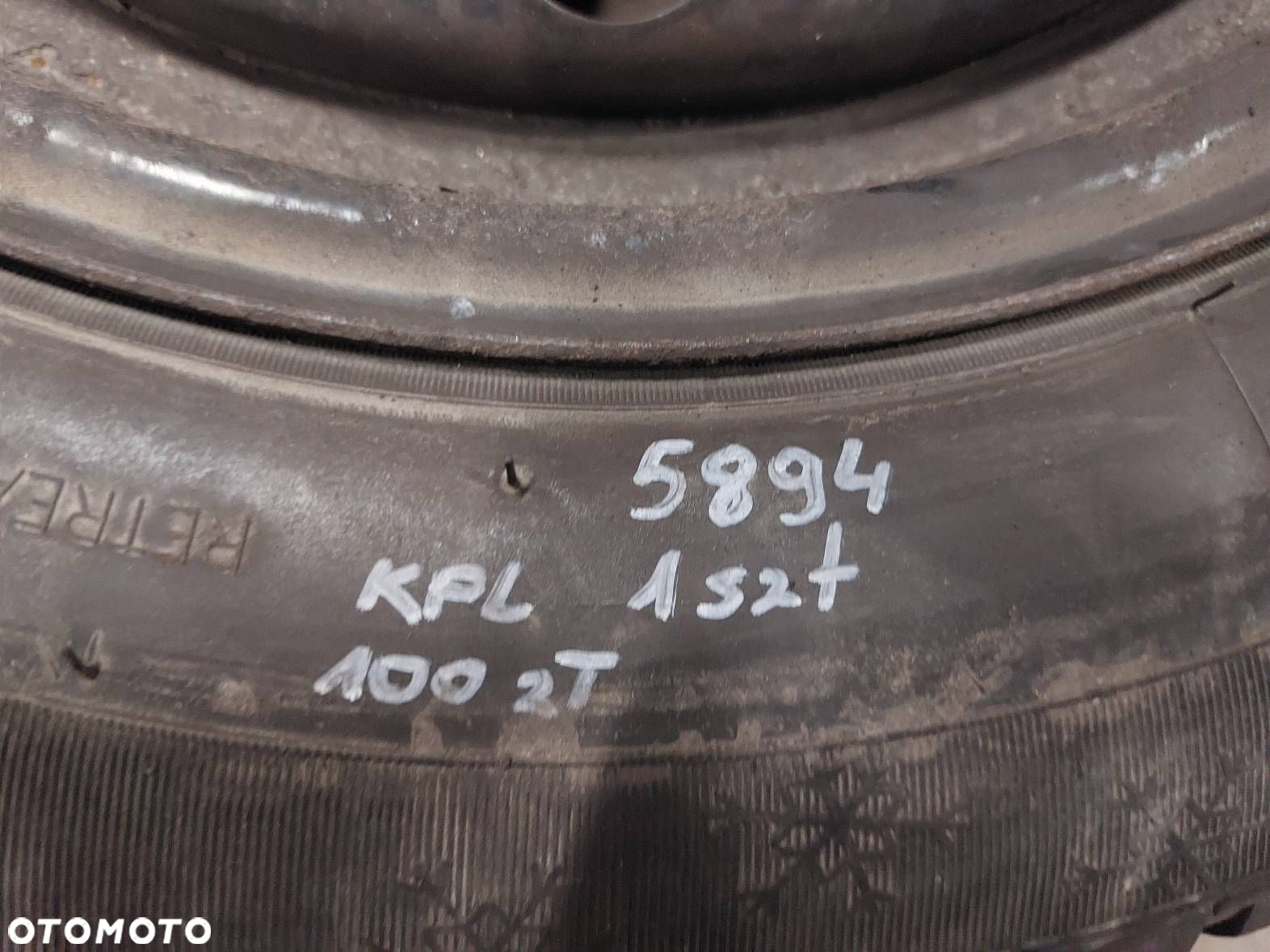 KOŁO ZAPASOWE ZAPAS 5x110 6Jx15 ET43 FI65,1 195/65R15 2015R OPEL - 2