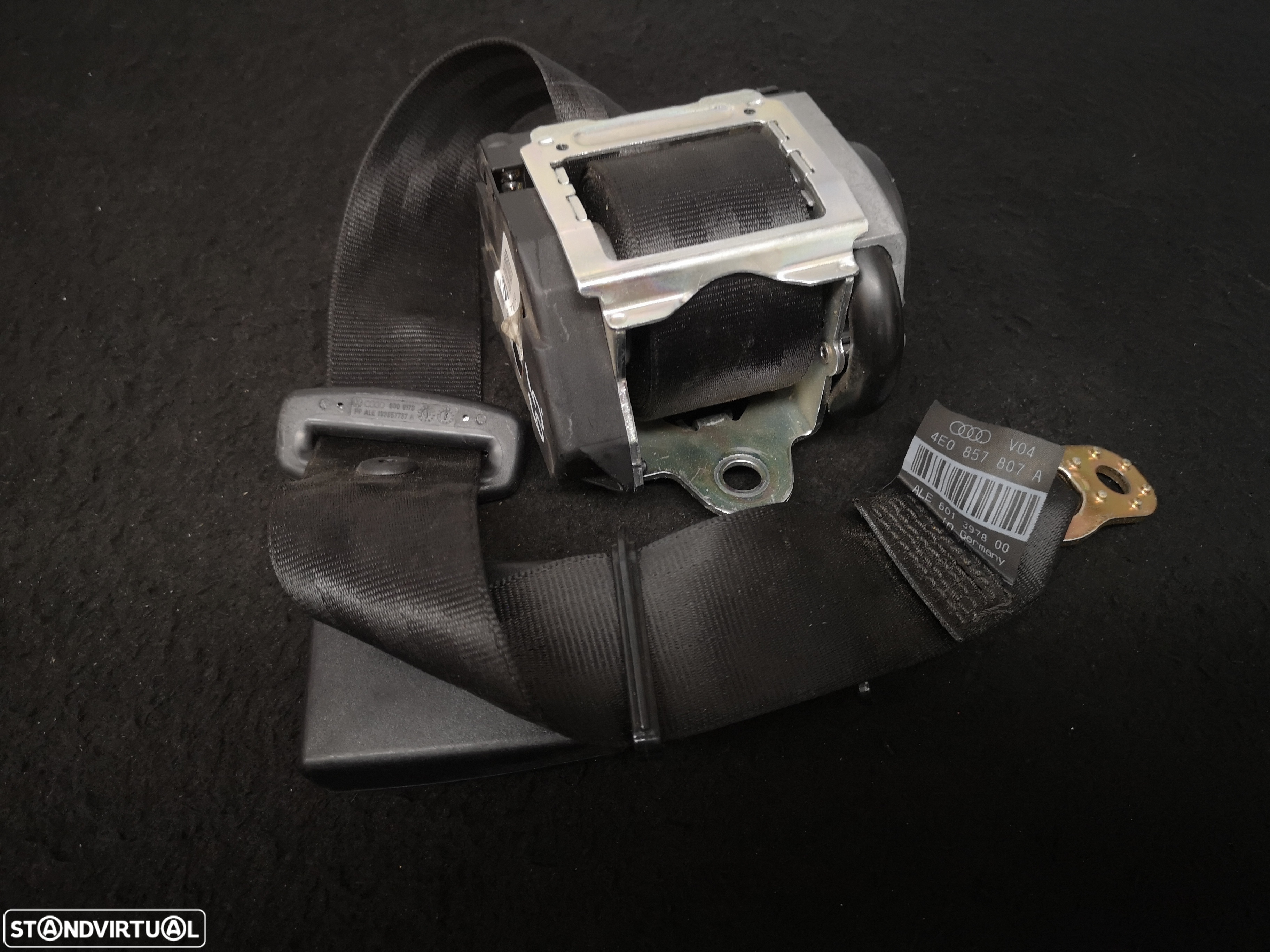 Cinto de Segurança traseira central  Audi A8 d3 4e0 2003-2009 - 2