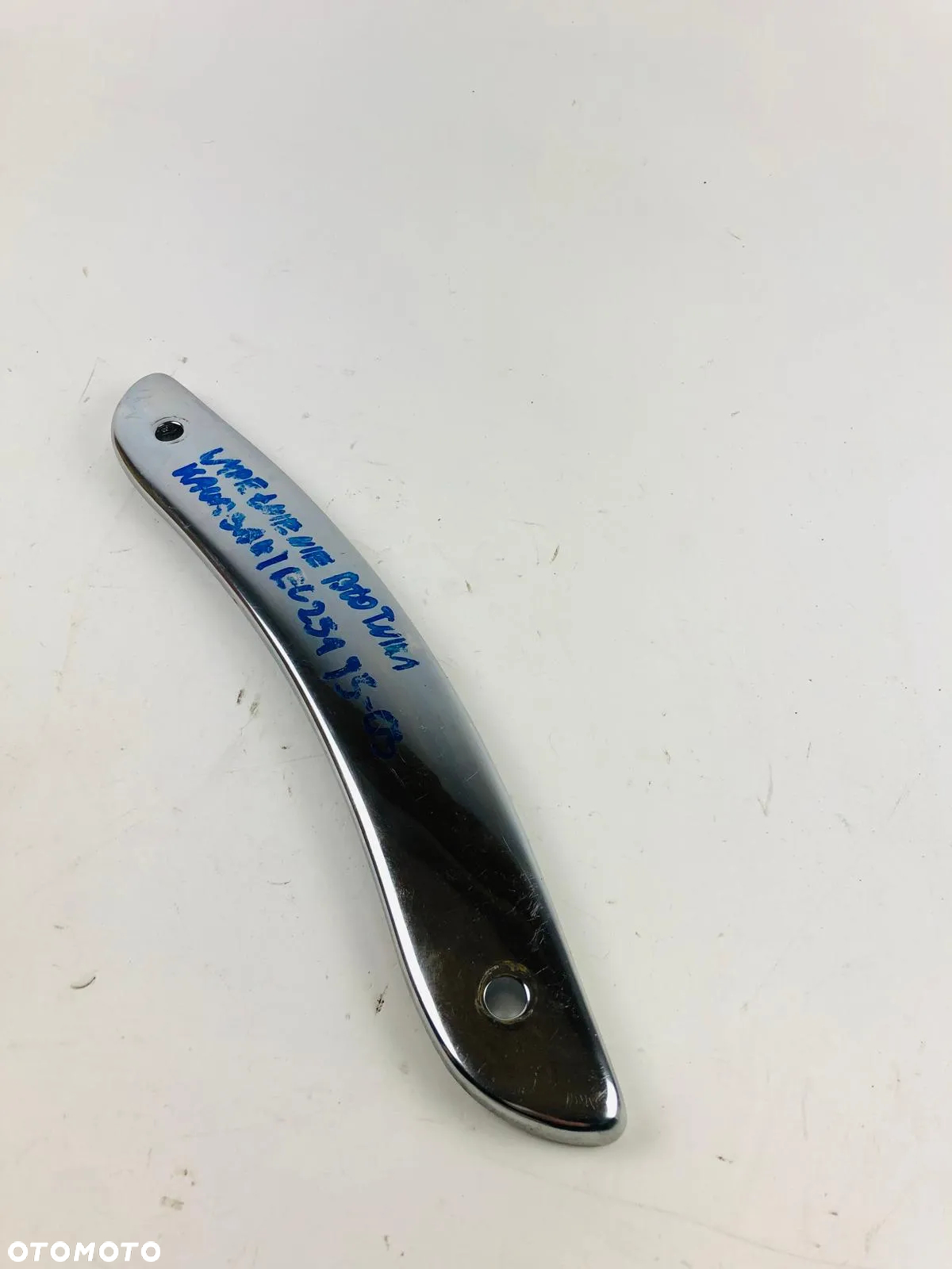 Kawasaki EL 250 251 Lewa Listwa Błotnika Wypełnienie Chrom - 2