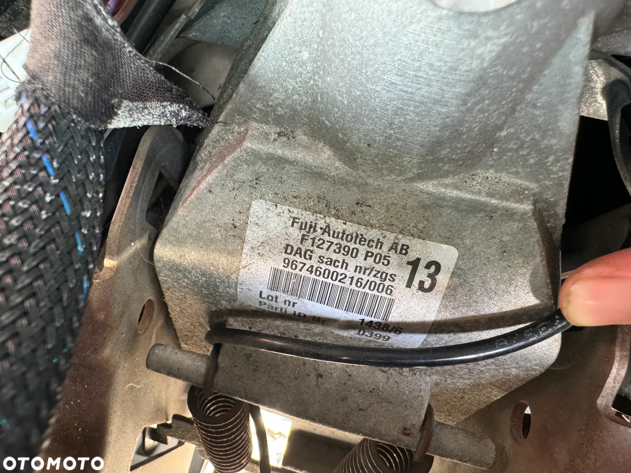PODSTAWA MOCOWANIE KOLUMNY KIEROWNICZEJ MERCEDES ATEGO III 9674600216 - 3