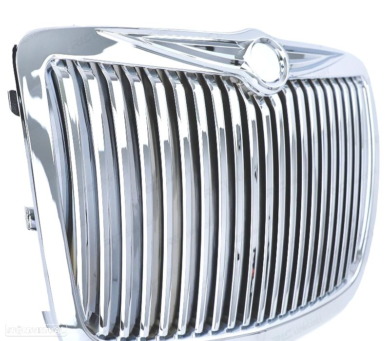 GRELHA FRONTAL CHRYSLER 300C 04-11 CROMADO - 2