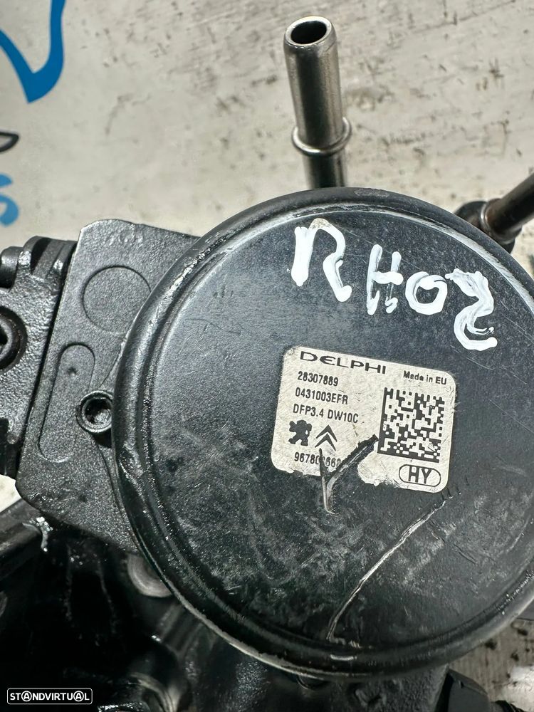 .Bomba Injetora Alta Pressão Delphi DW10C HDI PSA Peugeot Citroen Ford 2.0 HDi TDCi 9678086680 28307889 2009 - 2015 - 9