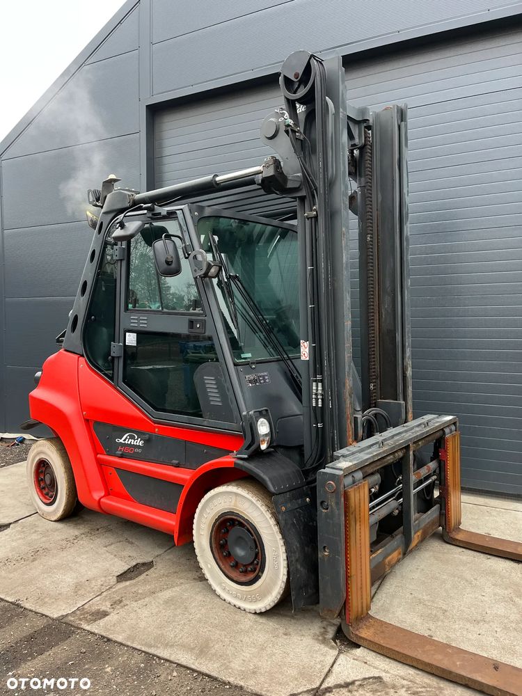 Linde H60T, H60D 396-03 Gaz LPG Kabina Klima Pozycjoner Przesuw boczny - 4