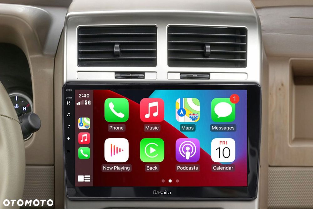 jeep compass i mk49 2007-2010 nawigacja 10,2 android 13 6gb / 64gb - 2