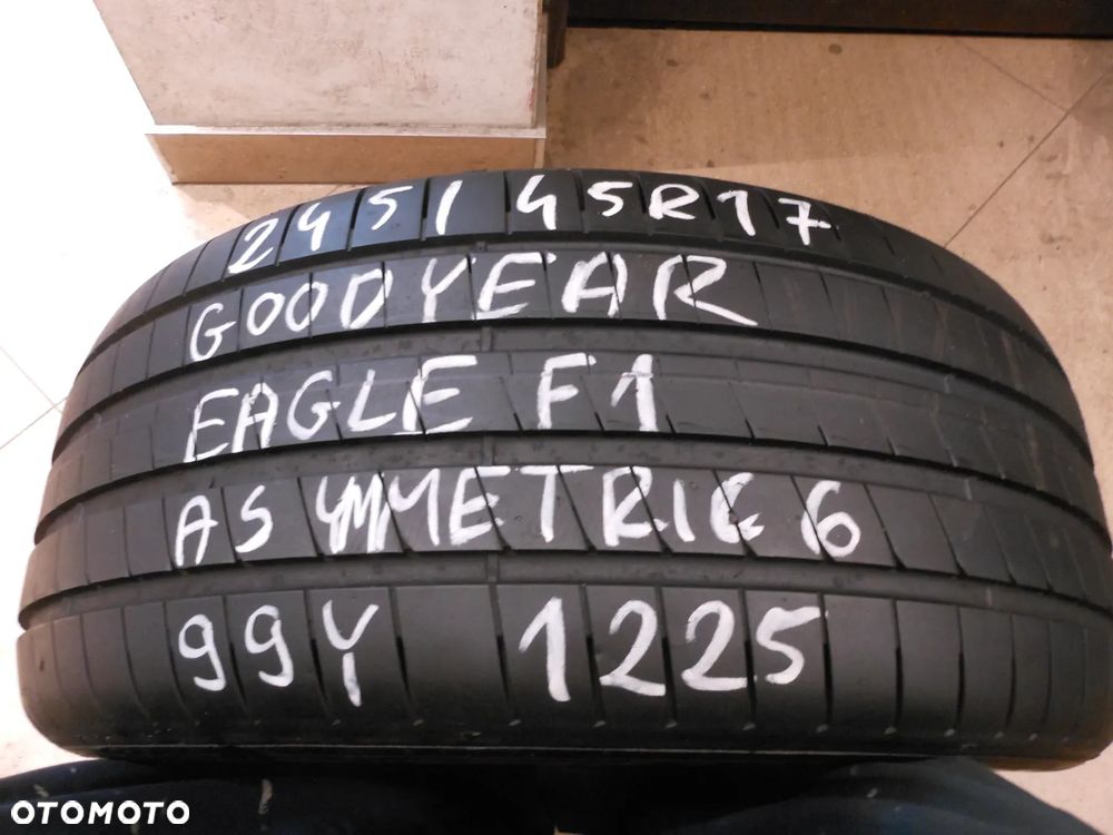 Opony 245/45r17 goodyear eagle f1 asymmetric 6 6,5mm lato - 1