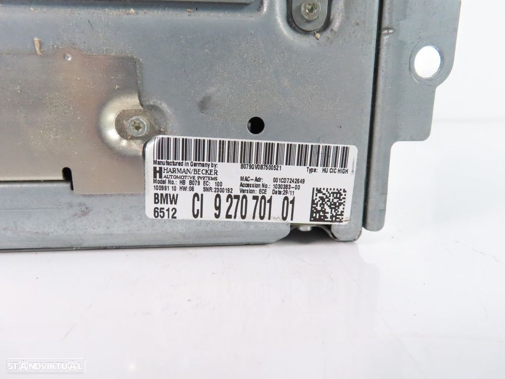 Sistema / Unidade de navegação Profissional CIC Usado / Original BMW 1 (F20)/BMW... - 4