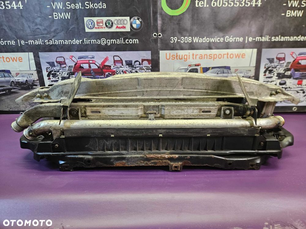 Pas Przedni Wzmocnienie Czołowe Belka Zderzaka Chłodnice Wentylatory 2.7 3.0 TDI AUDI A6 C6 - 16