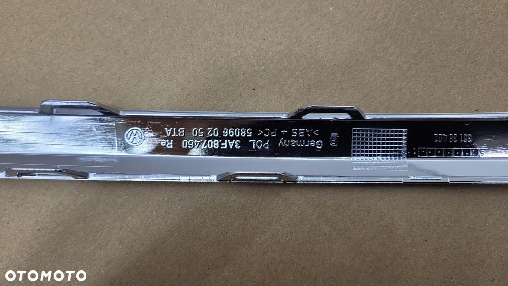 VW PASSAT B7 LISTWA ZDERZAKA PRAWA TYŁ ORYG NOWA - 4