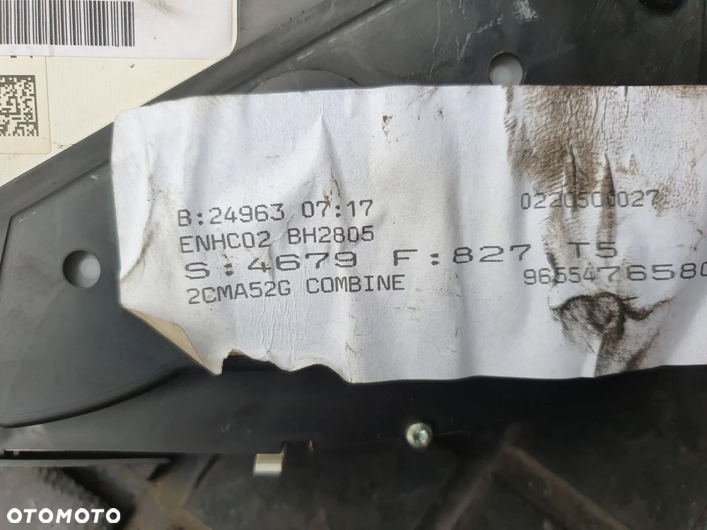 Licznik Obrotomierz 9655476580  Peugeot 307  HDi  EUROPA - 4