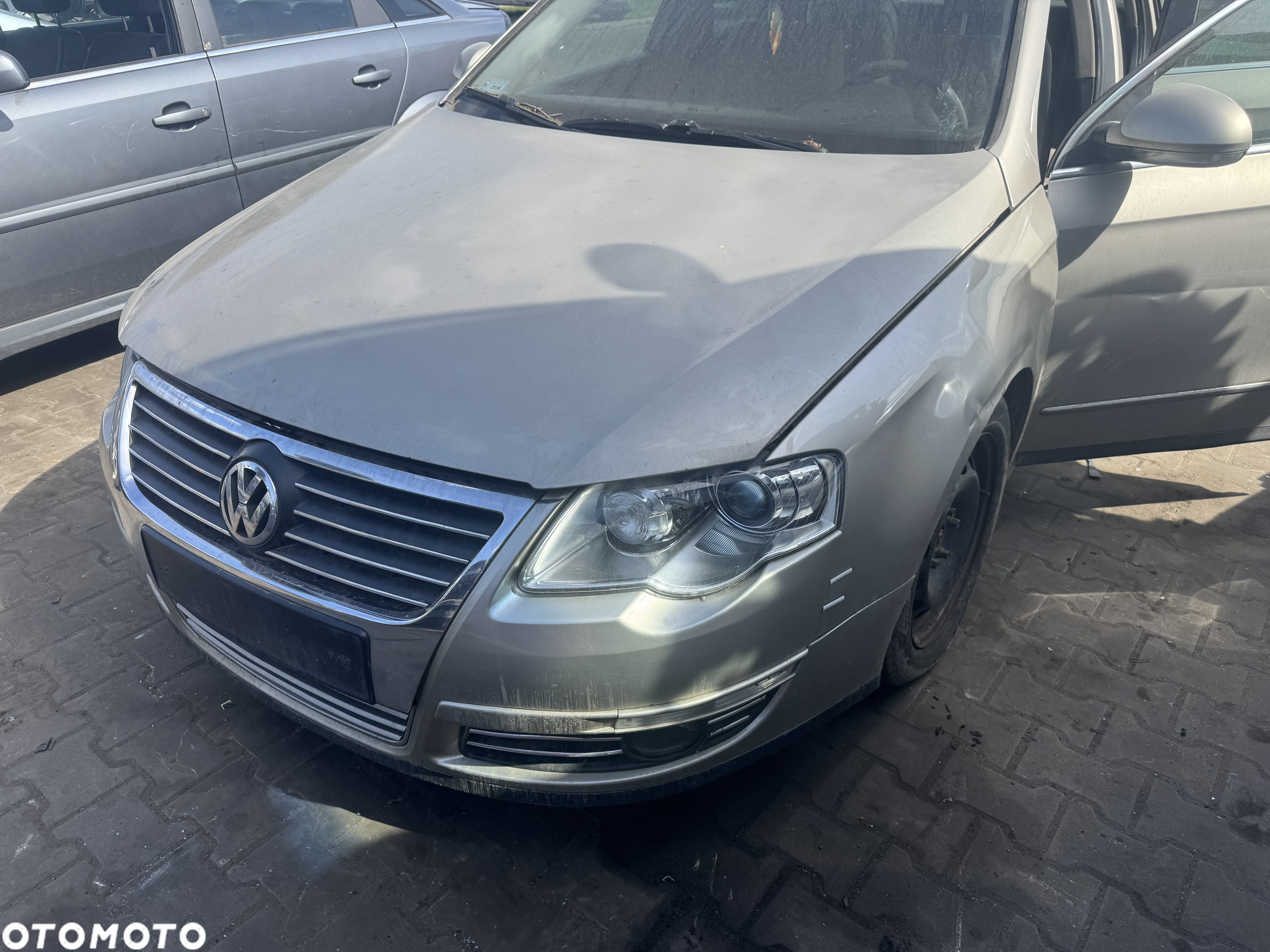 Volkswagen Passat b6 złoty złota maska drzwi pas przedni lampa bi xenon lampy bi xenon błotnik prawy lewy lusterko prawe lewe zderzak przód przedni LD1M LD1W - 2