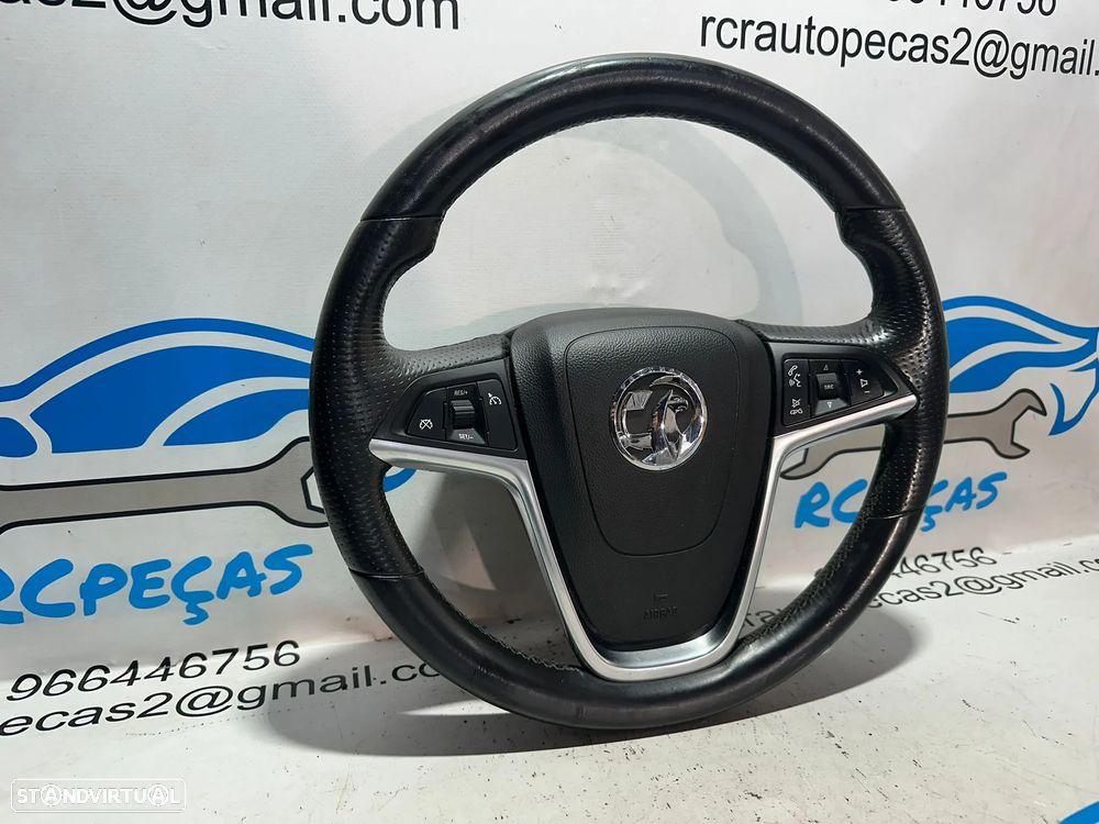 Volante Pele Perfurada Multifunções Botões GM Opel Insignia A G09 6099290 - 3