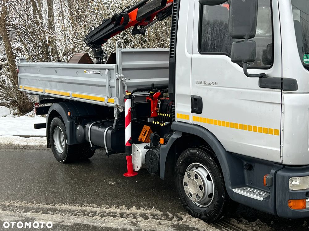 MAN MAN TGL 12-240 Kiper Wywrotka 4x2 Kran PALFINGER PK 12500 BARDZO DOBRY STAN - 5