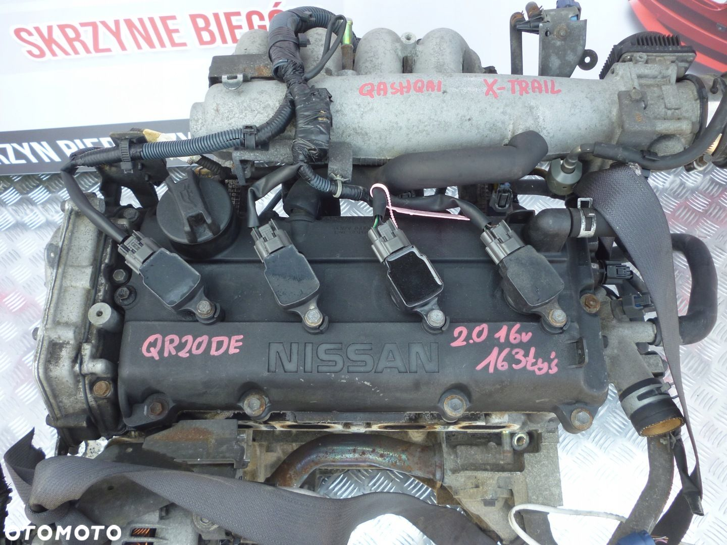 SILNIK NISSAN X-TRAIL 2.0 16V QR20DE 163 TYS - 2