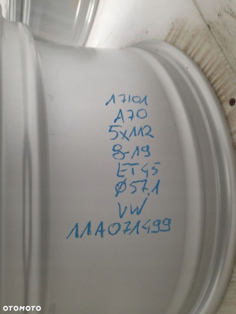 Felga aluminiowa Volkswagen OE 11A071499 8.0" x 19" 5x112 ET45 - 2