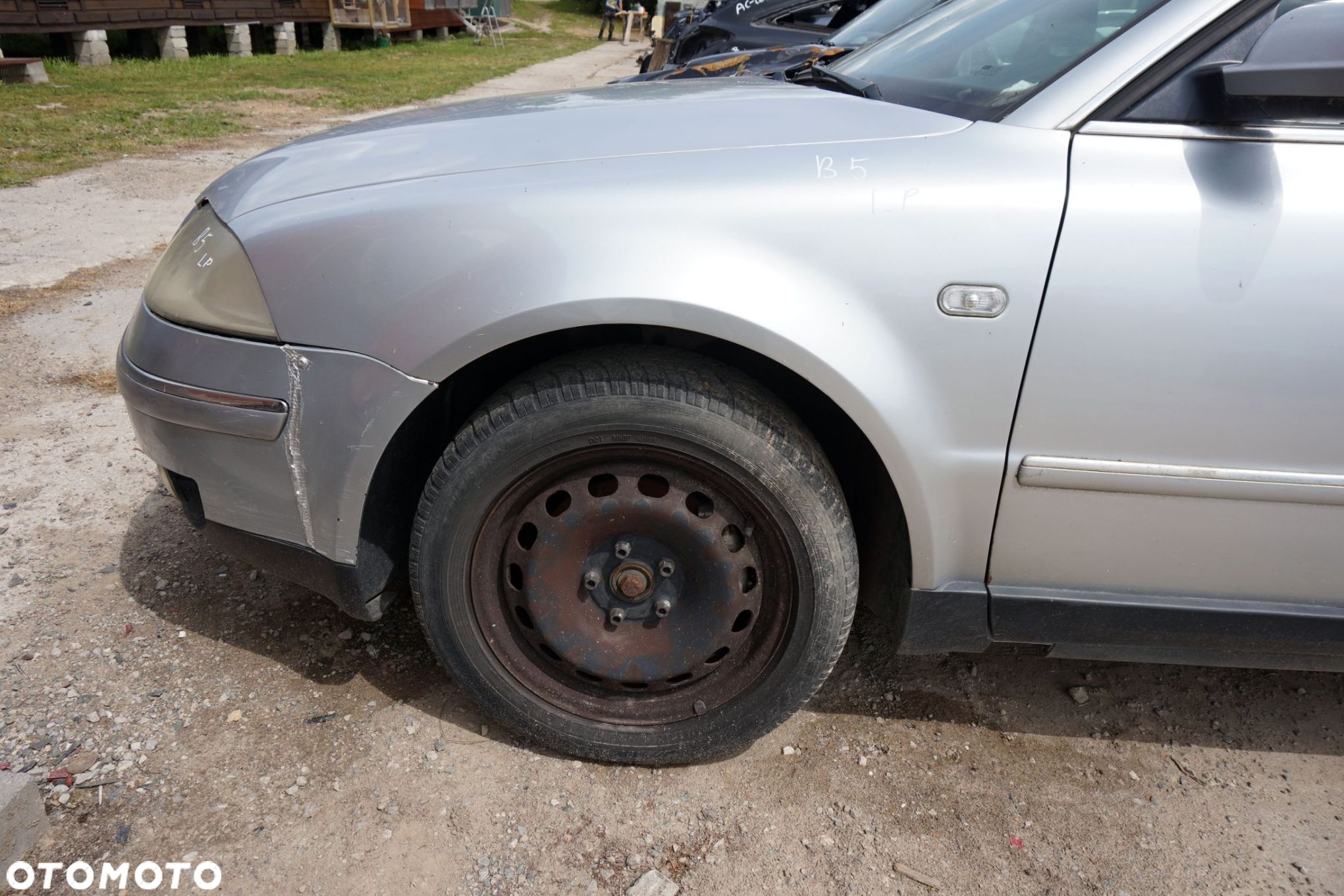 MASKA ZDERZAK BŁOTNIKI LAMPY PASSAT B5 LIFT LA7W  VOLKSWAGEN 2001-2005 SREBRNY PRZÓD KOMPLETNY - 5